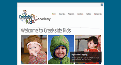 Desktop Screenshot of creeksidekids.net